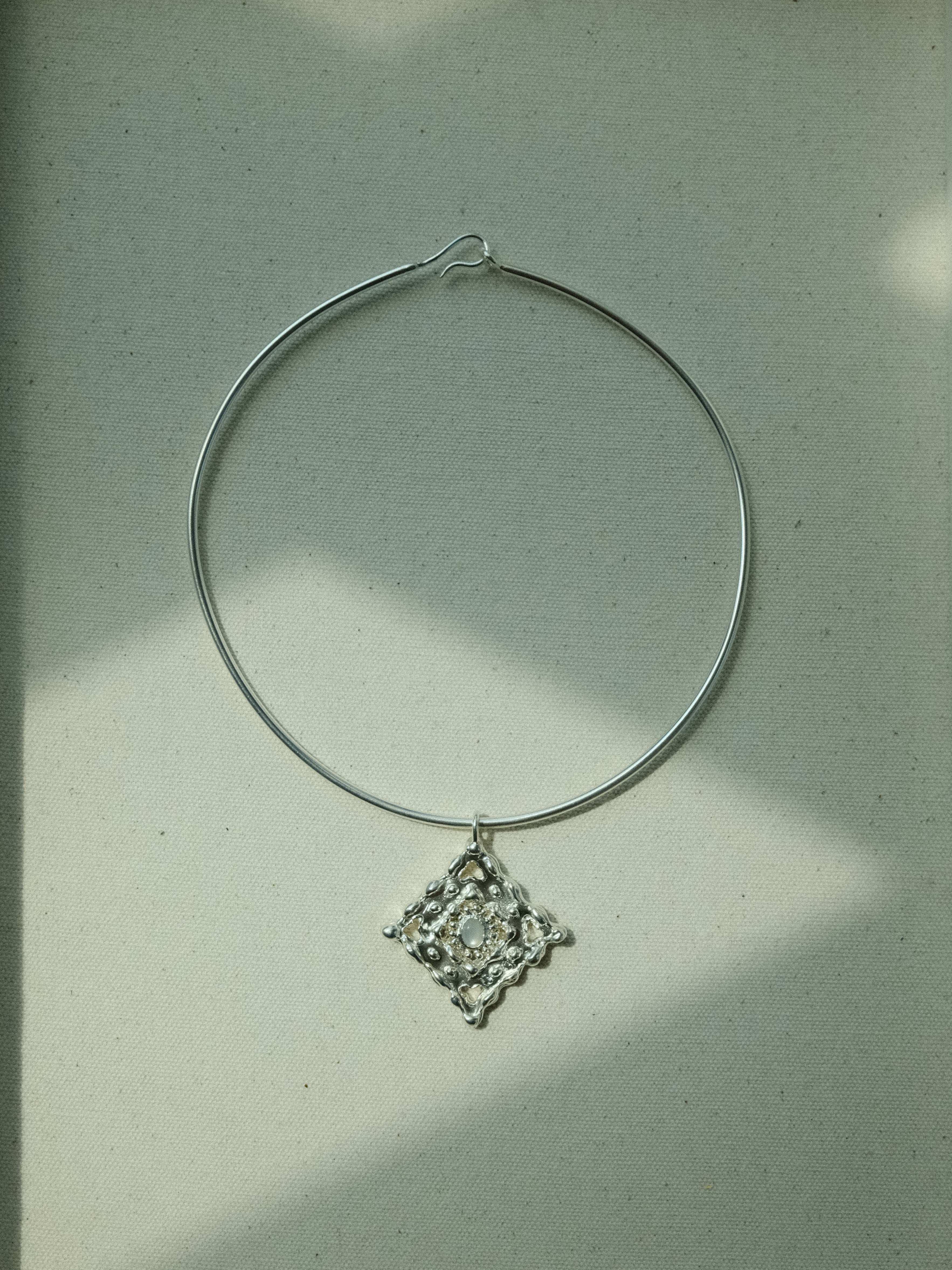 Moonstone Pendant Collar