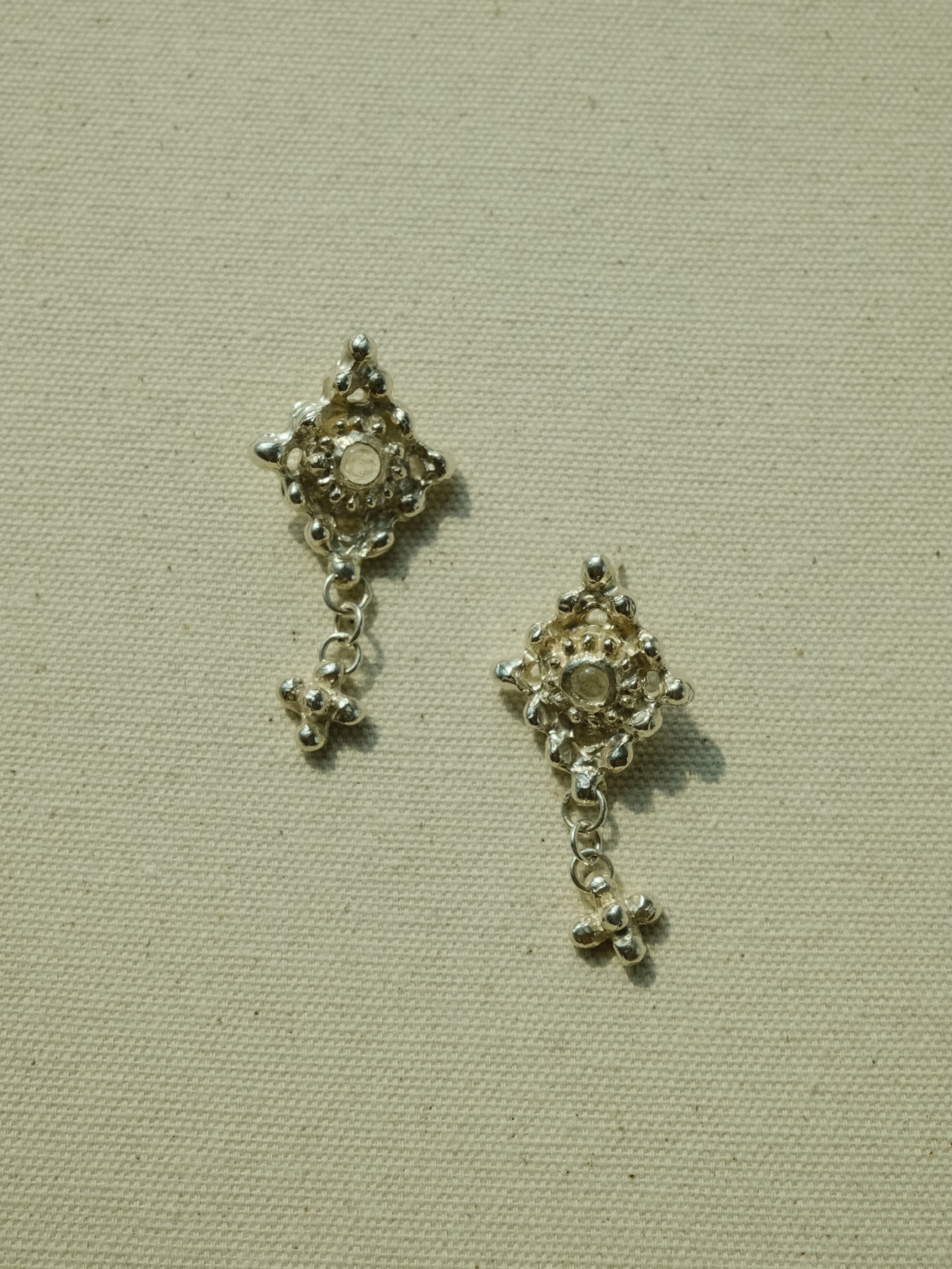 Prasiolite Dangle Earrings