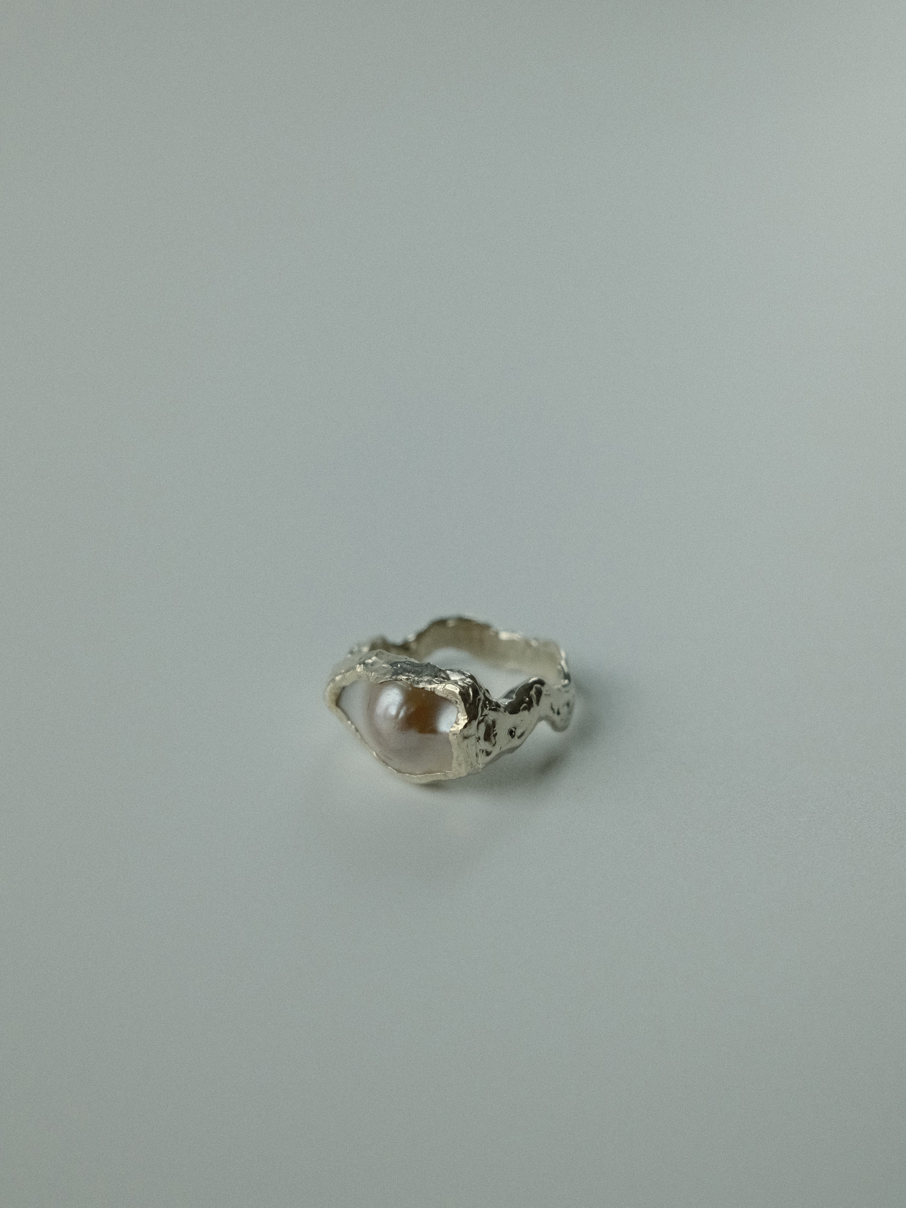 Pearl Curve Ring