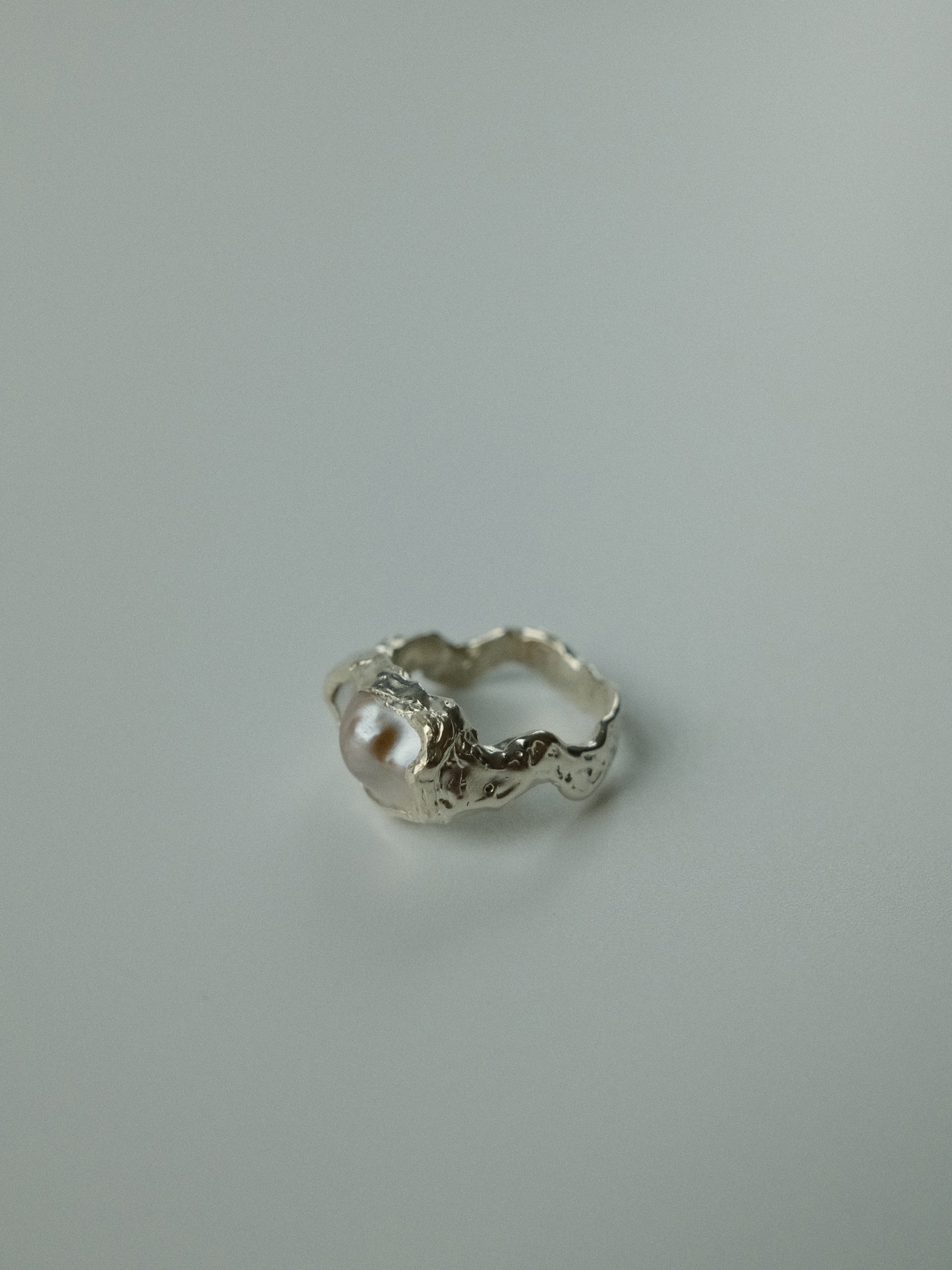 Pearl Curve Ring