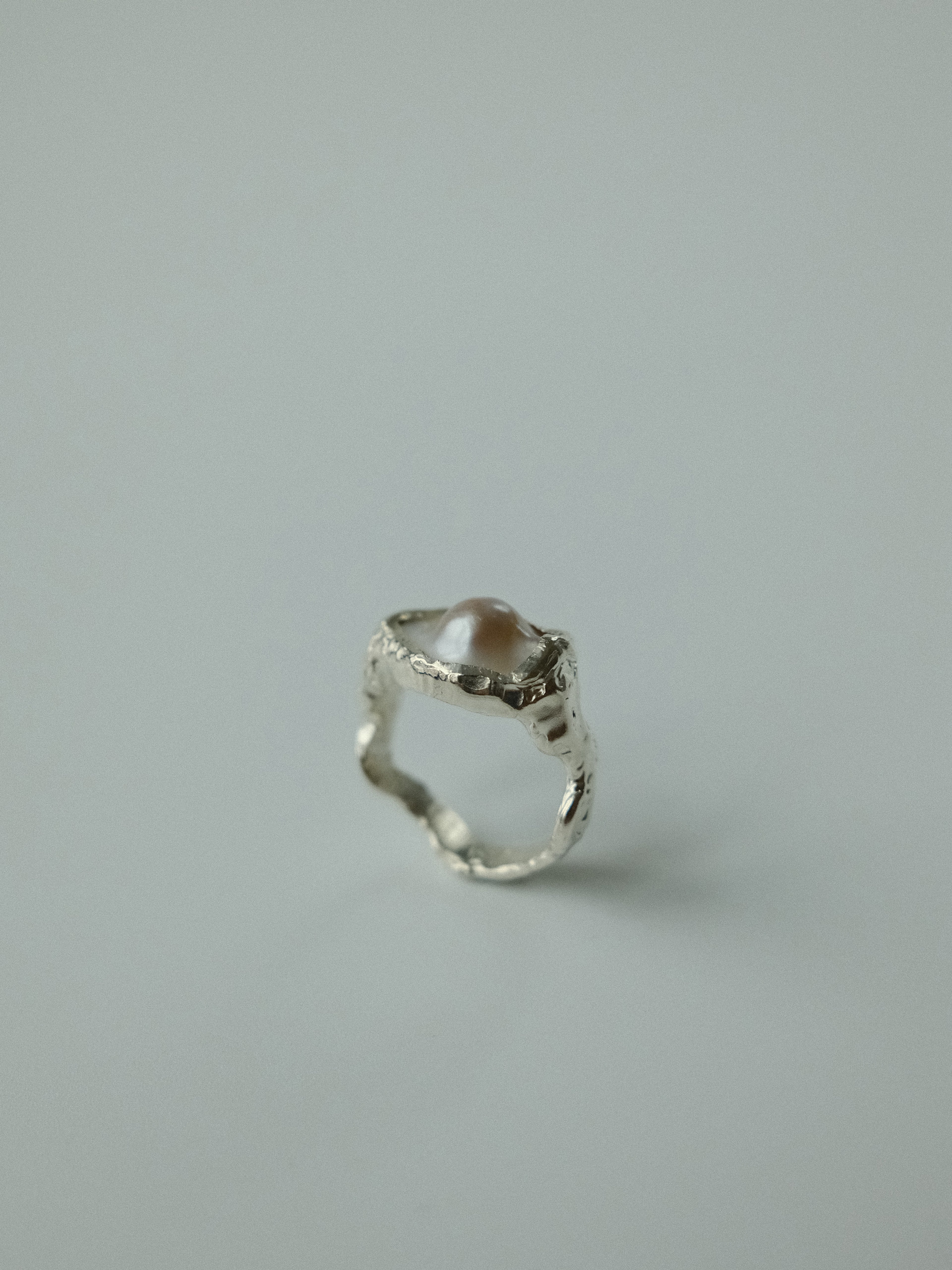 Pearl Curve Ring