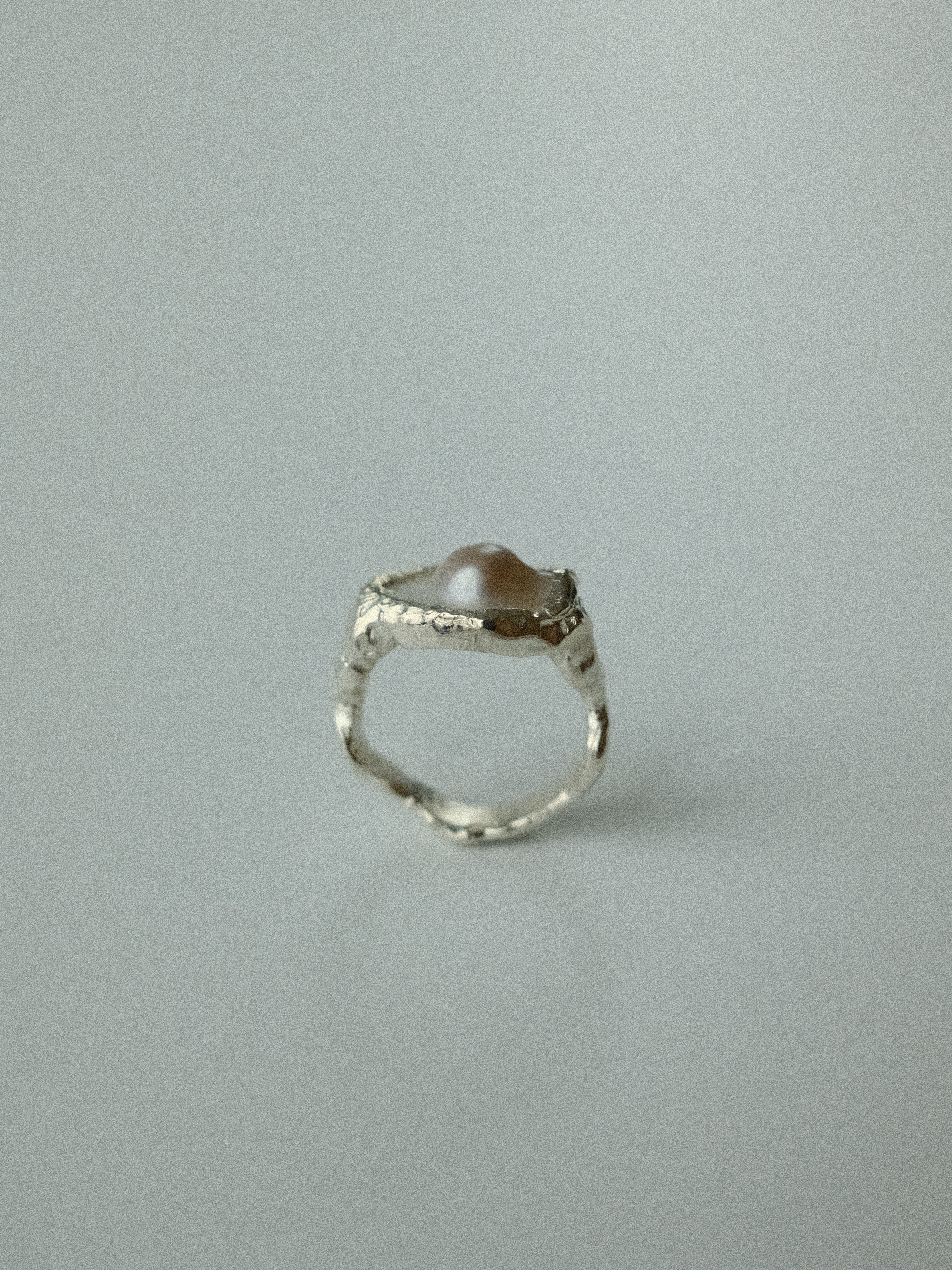 Pearl Curve Ring
