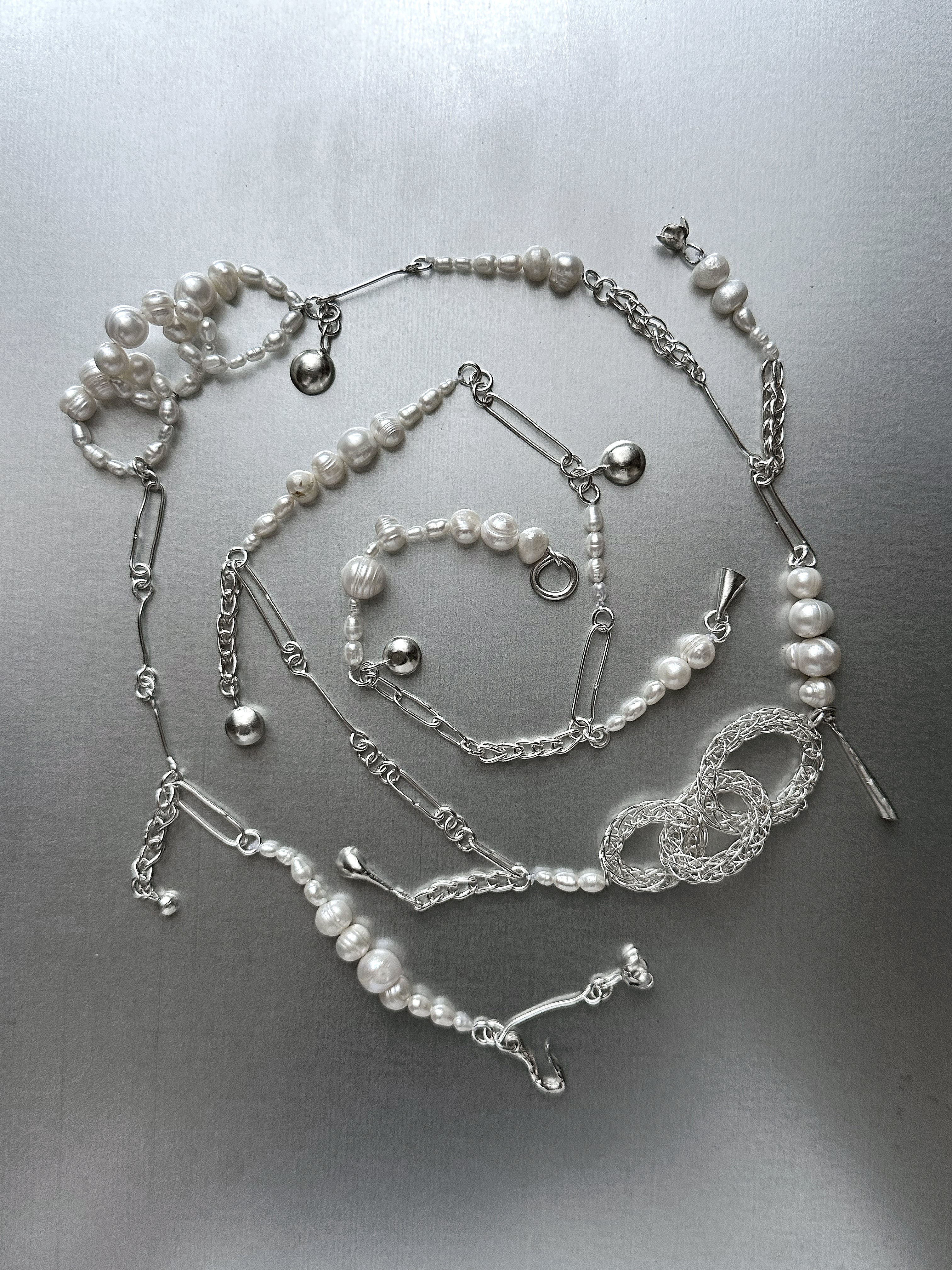 Long Pearl Charm