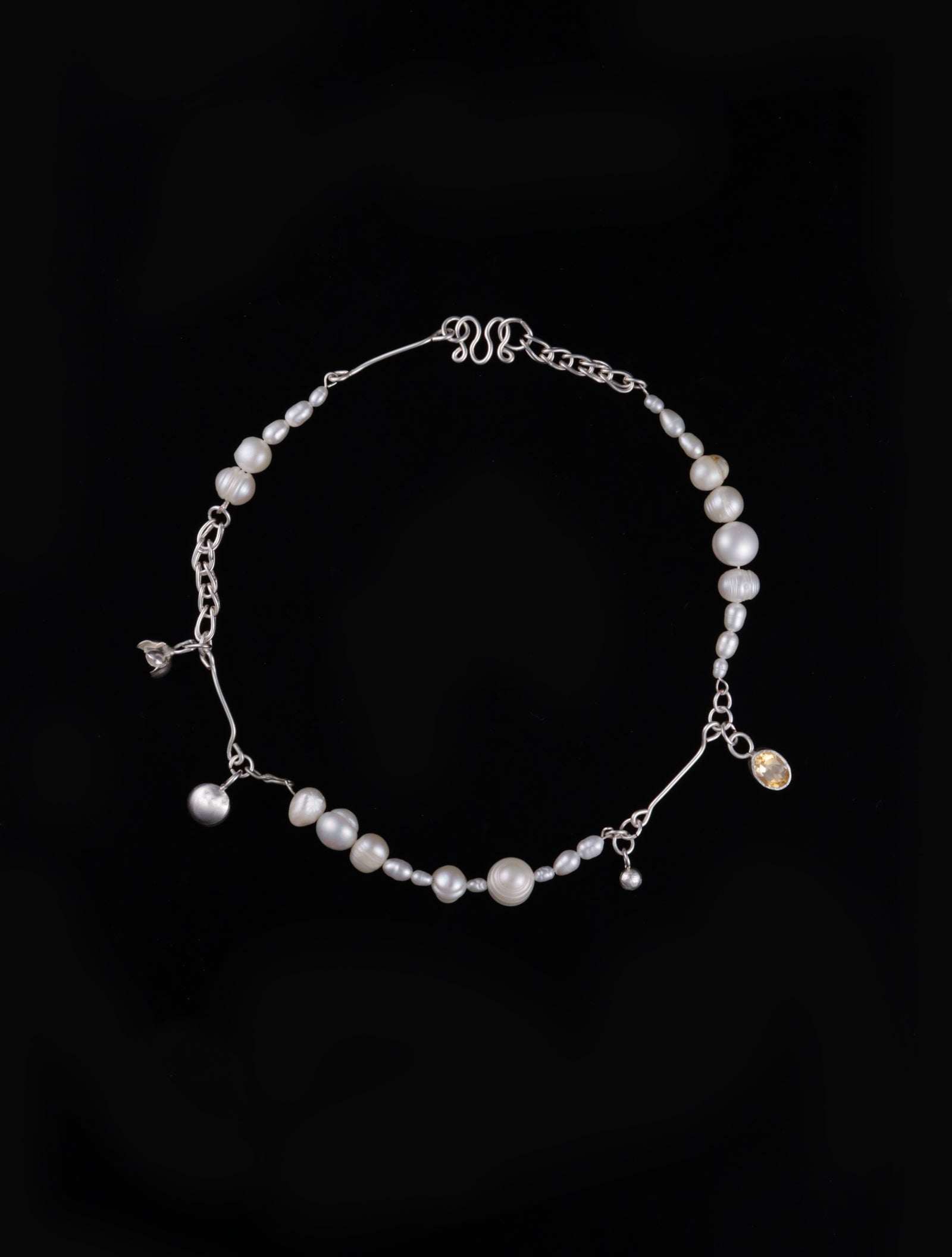 Pearl Charm Choker