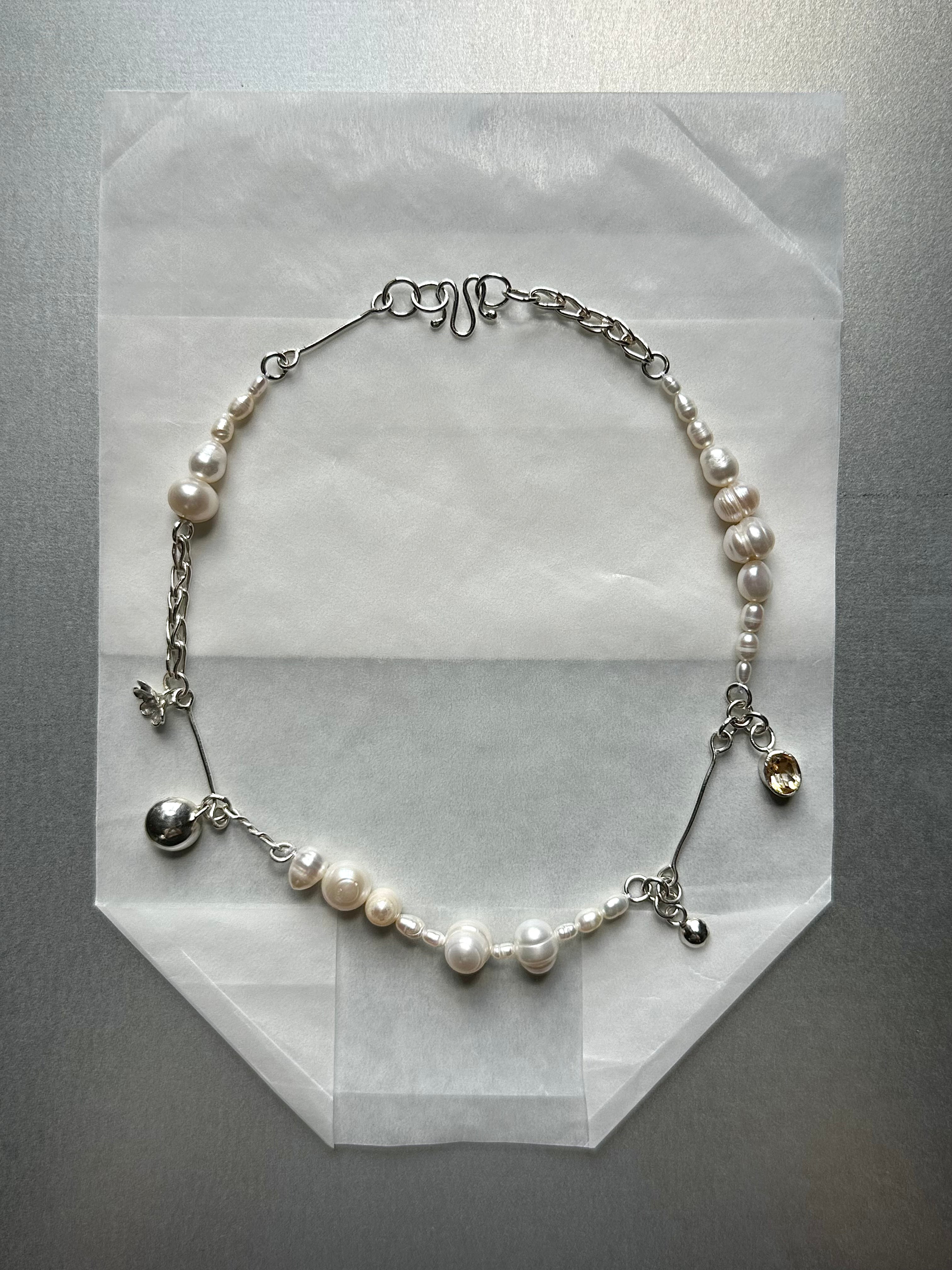 Pearl Charm Choker