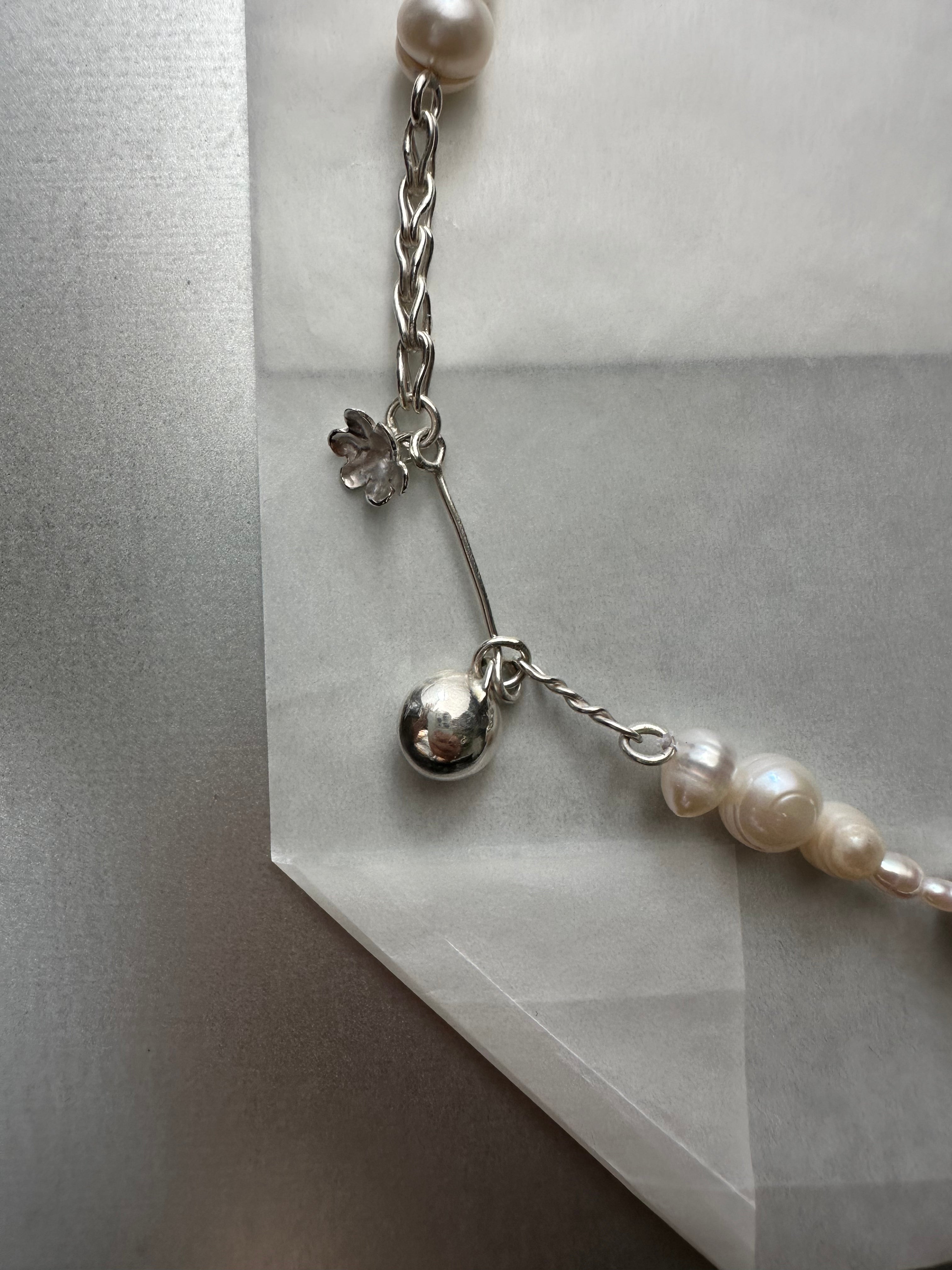 Pearl Charm Choker
