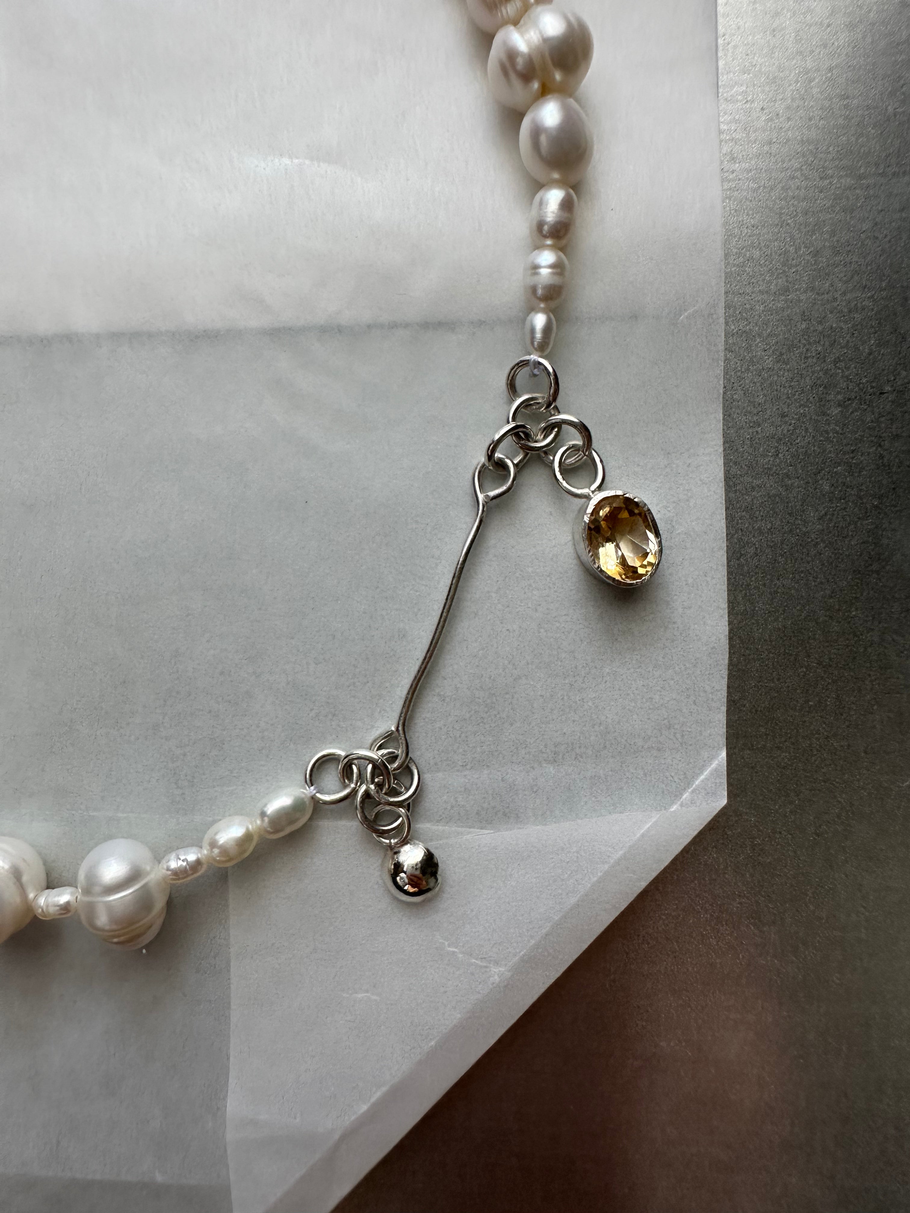 Pearl Charm Choker