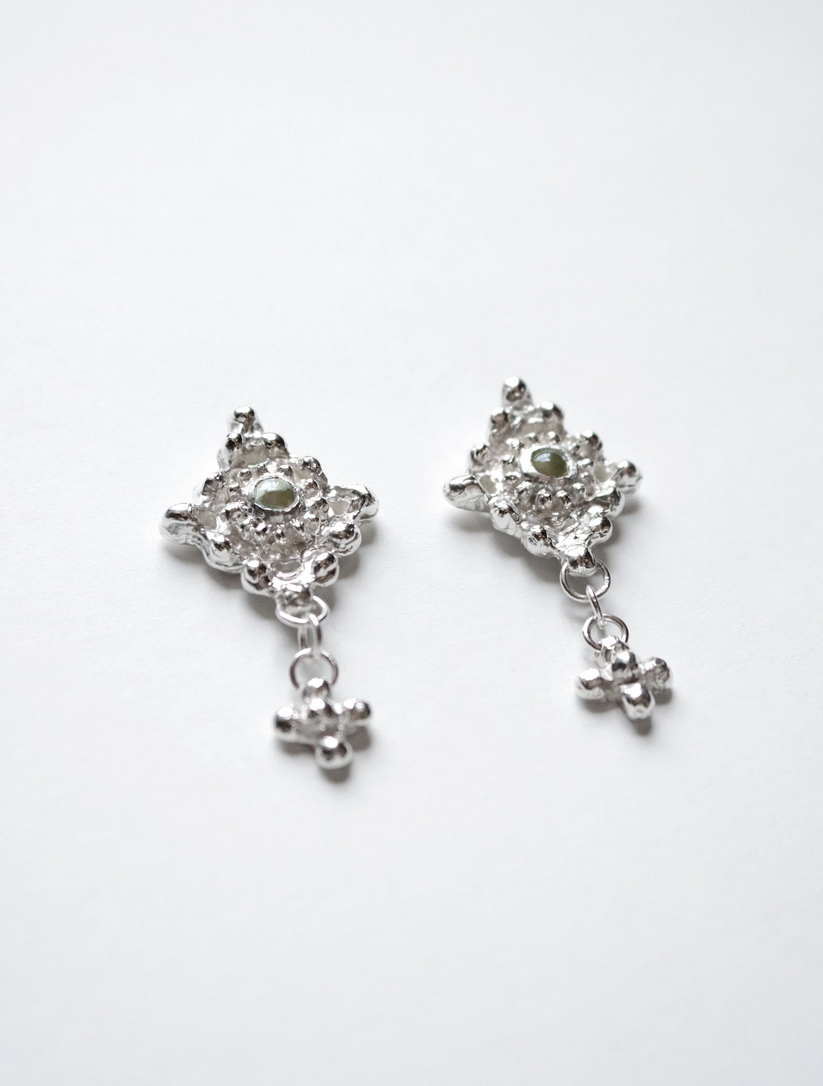 Prasiolite Dangle Earrings