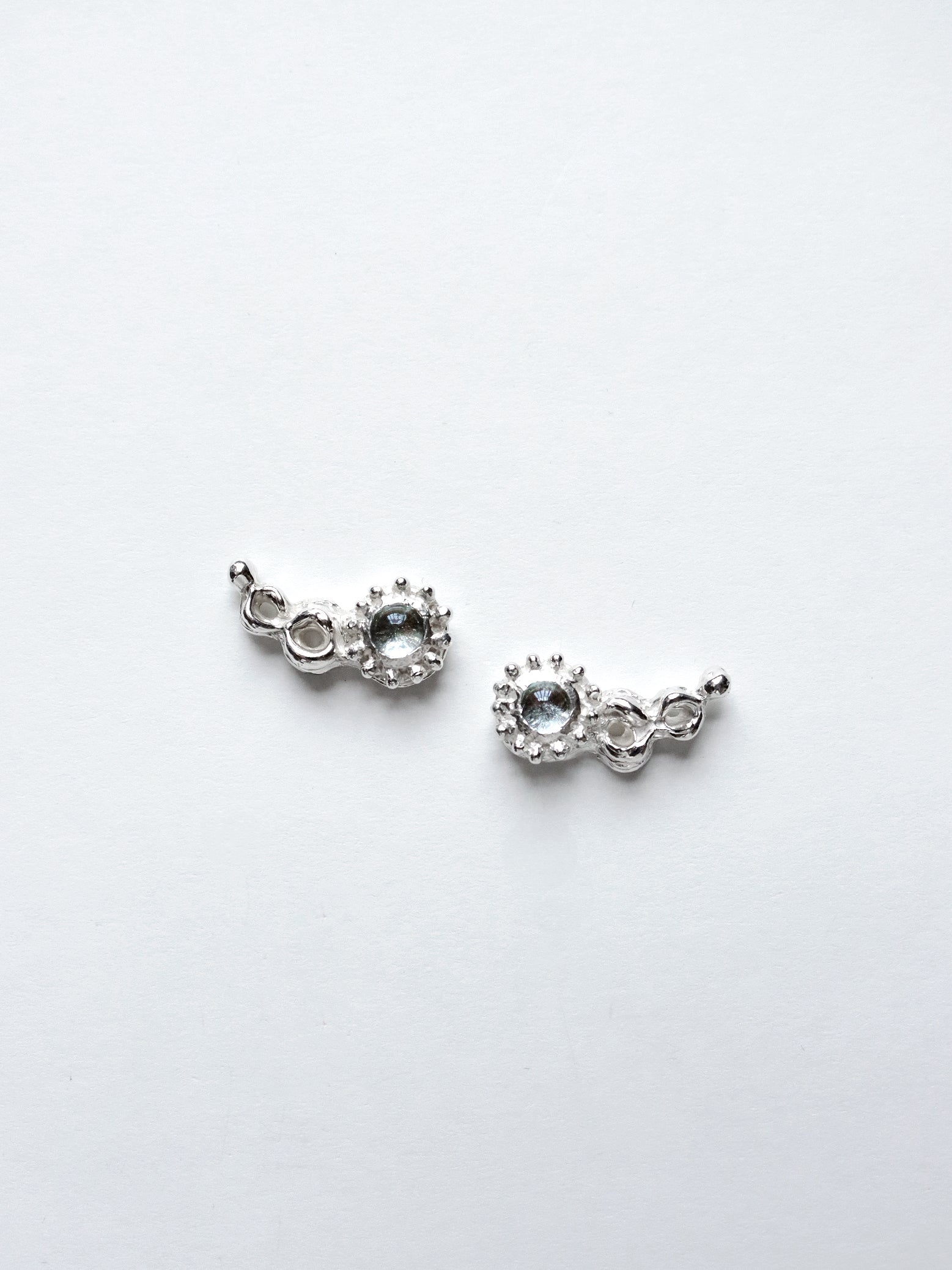 Prasiolite Stud Earrings