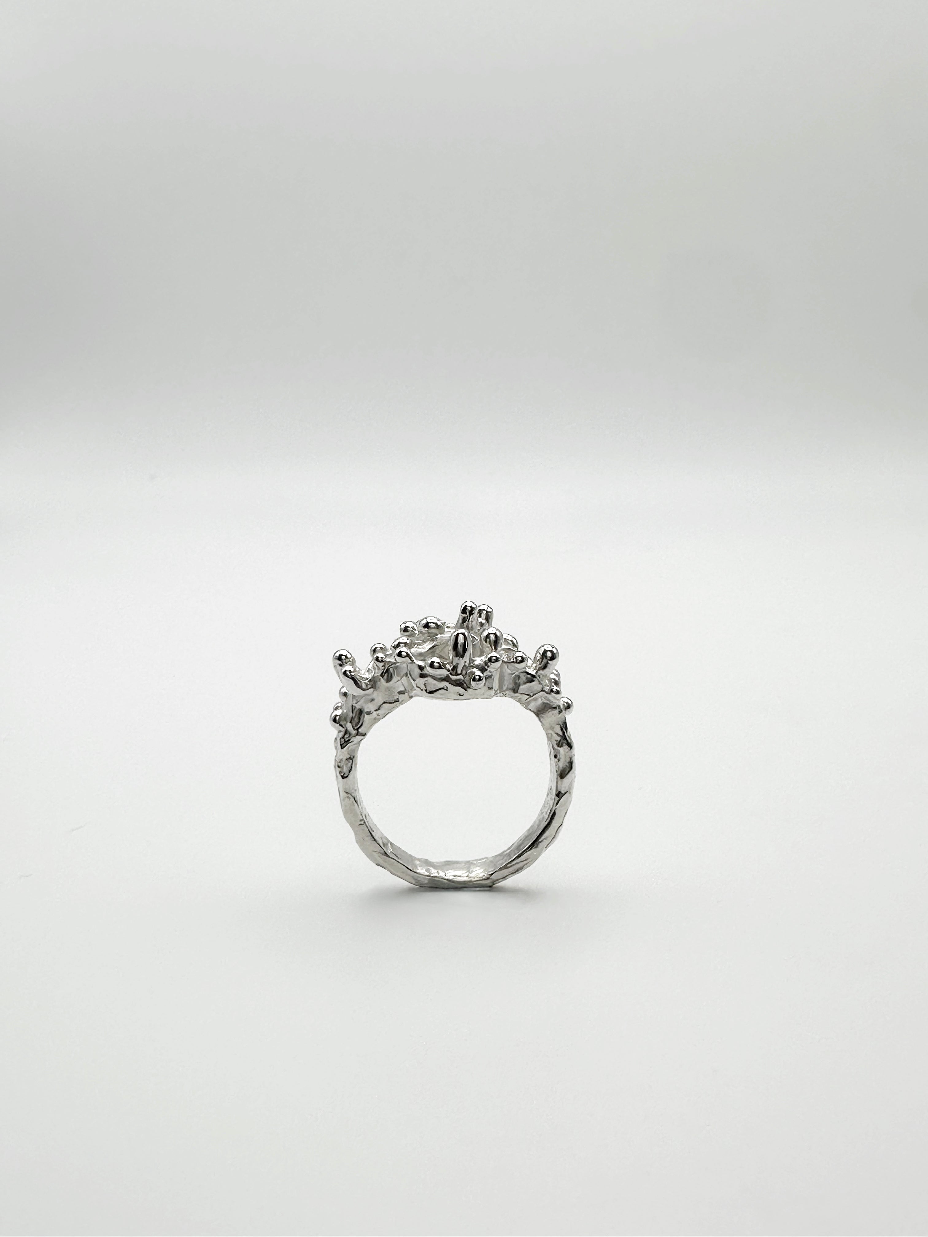 Stacked Coral Ring