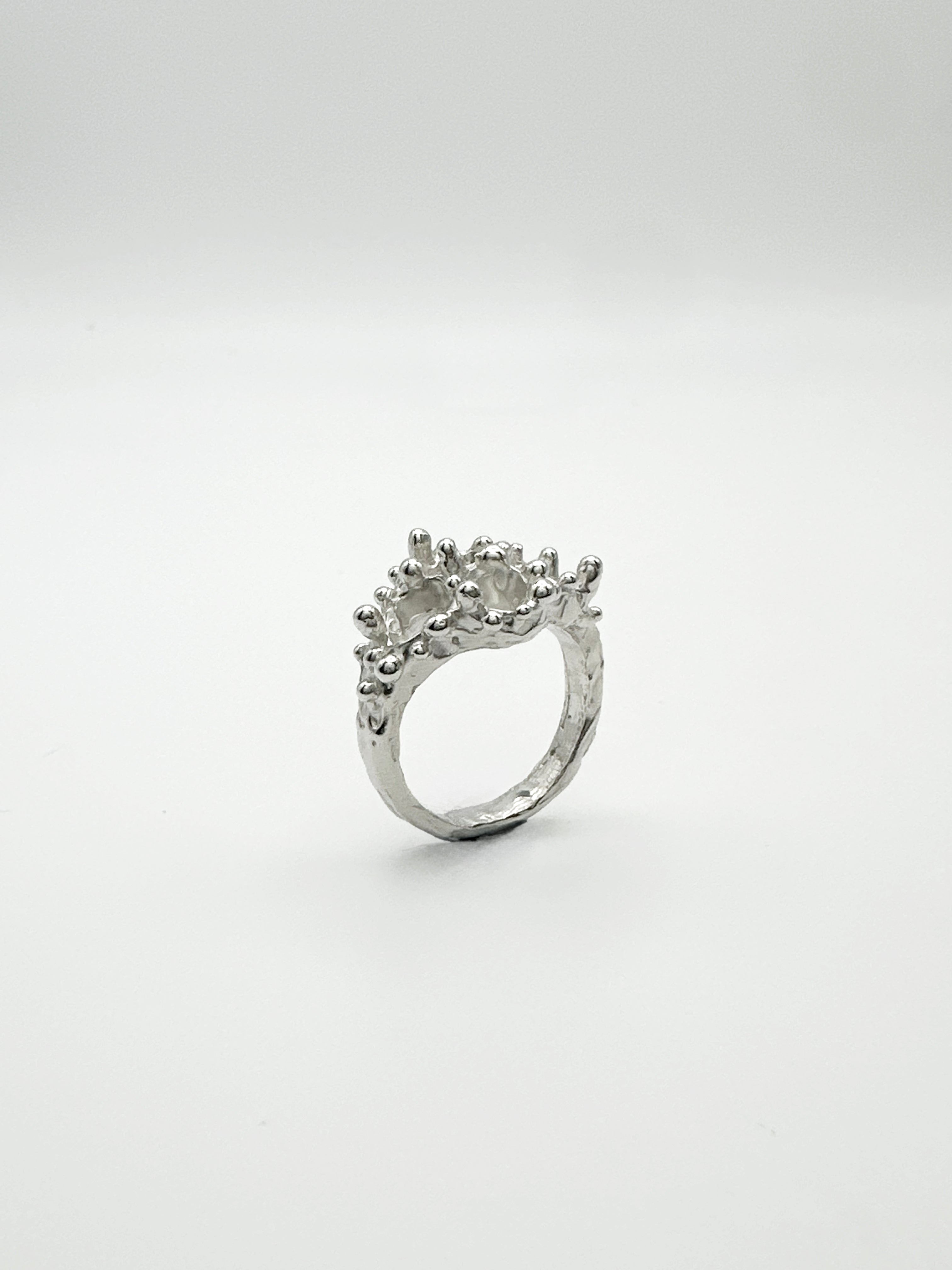 Stacked Coral Ring
